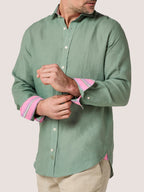 Sage Linen Shirt