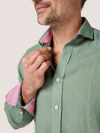 Sage Linen Shirt