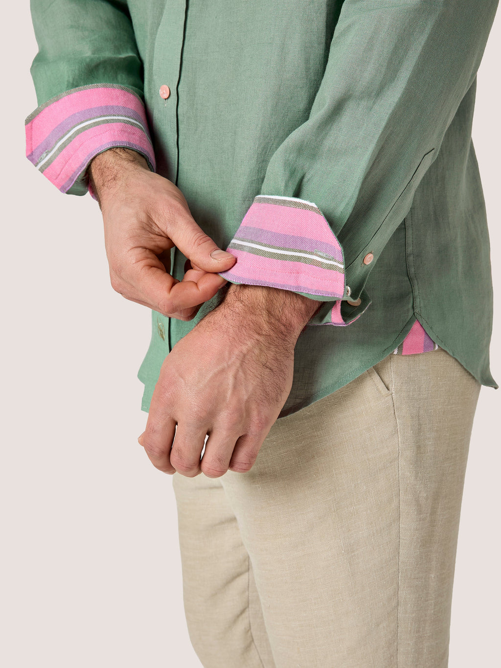 Sage Linen Shirt