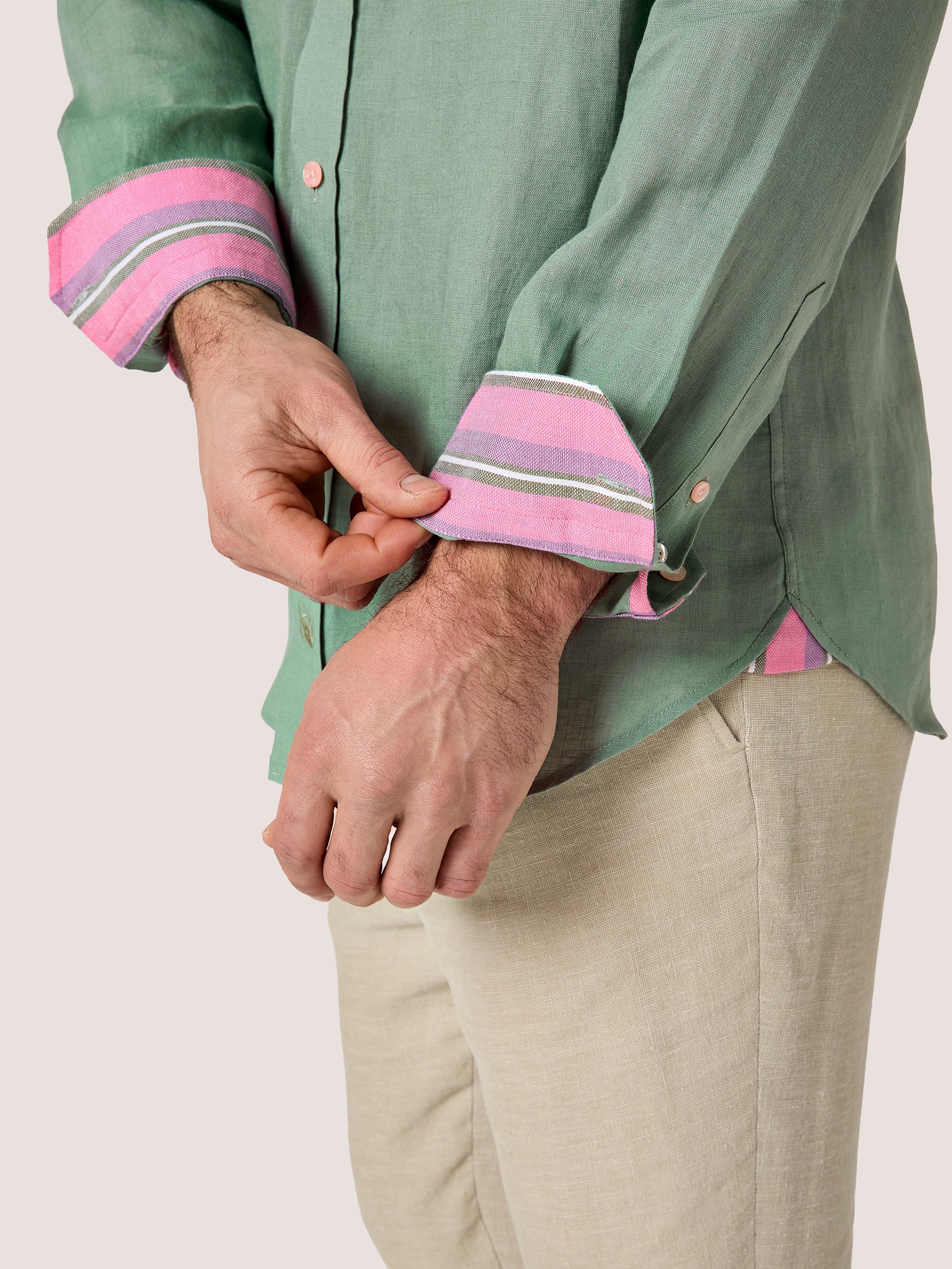 Sage Linen Shirt