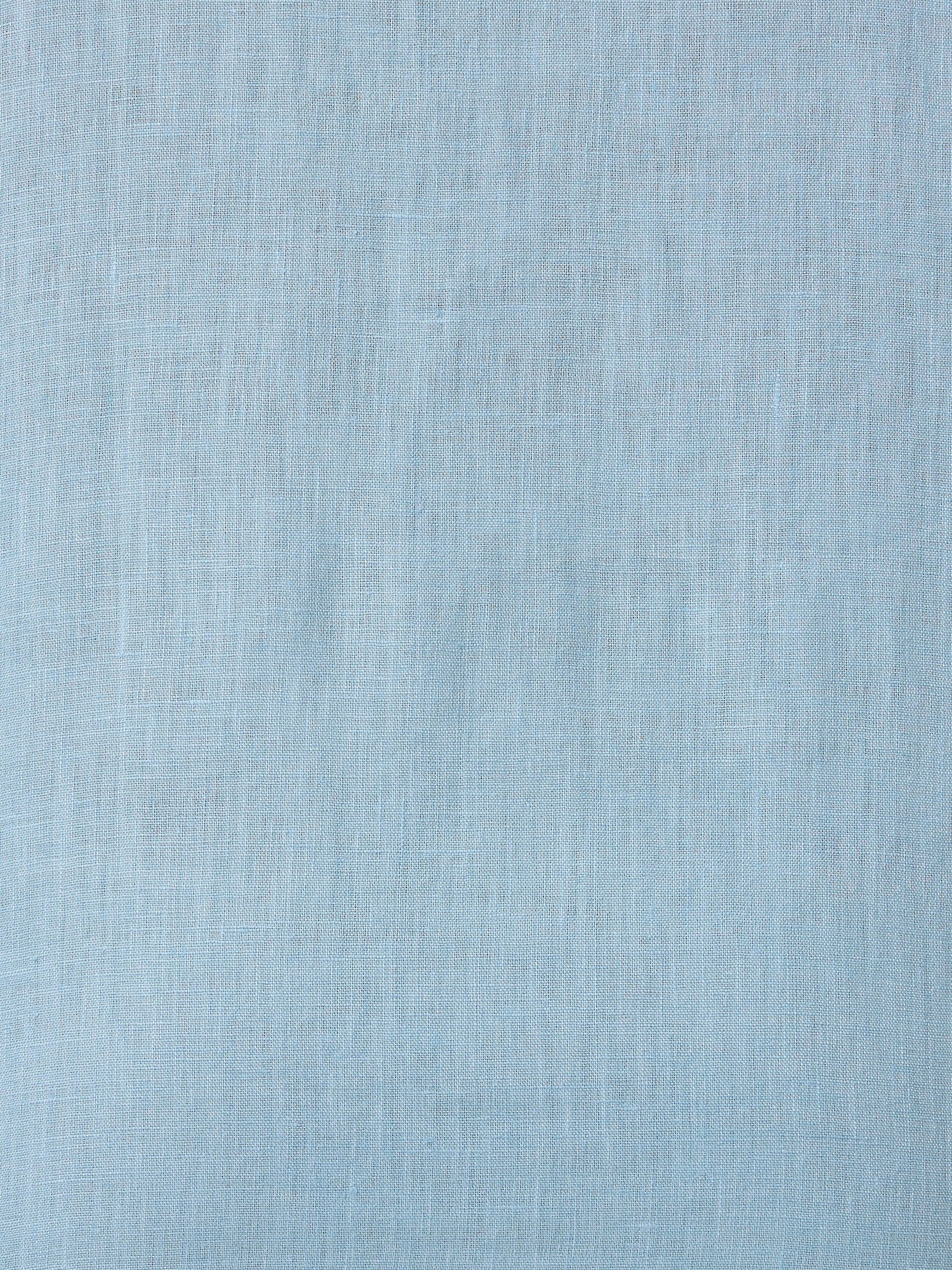 Ocean Blue Linen Shirt