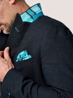 Deep Navy Linen Blazer - PRE ORDER ONLY