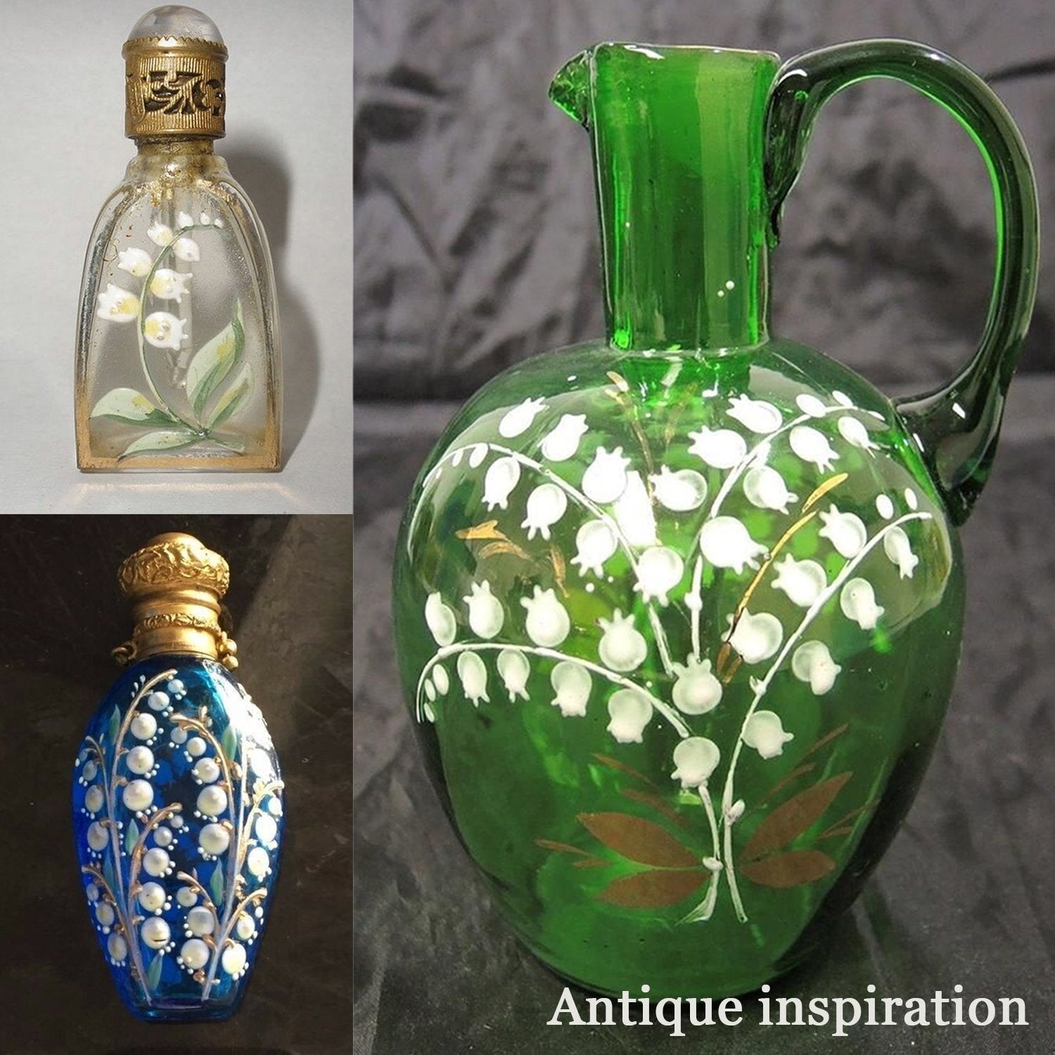 Hand Painted Round Diffuser Bottle image 2