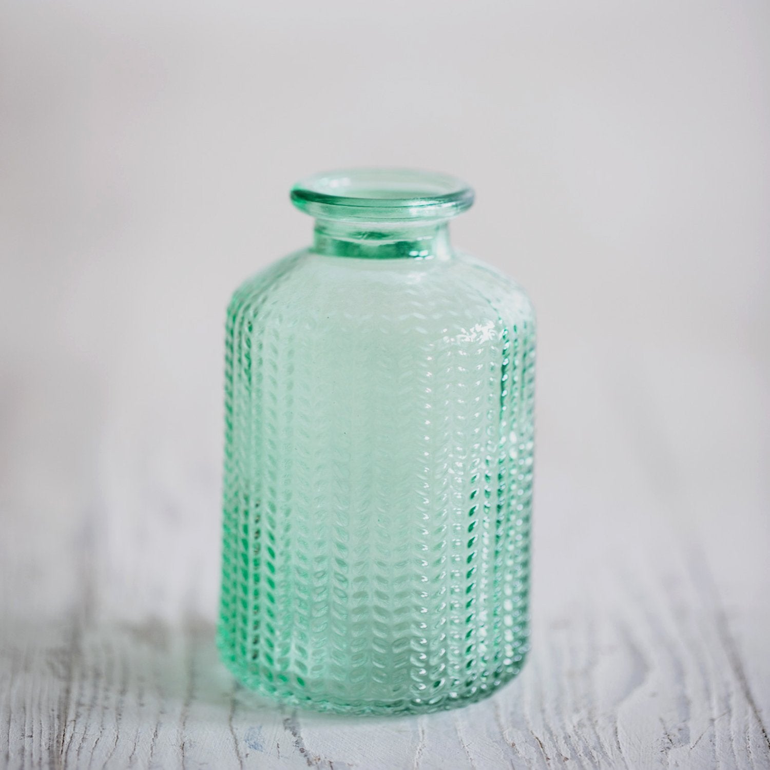Coloured Diffuser Bottles - Aqua Textured image