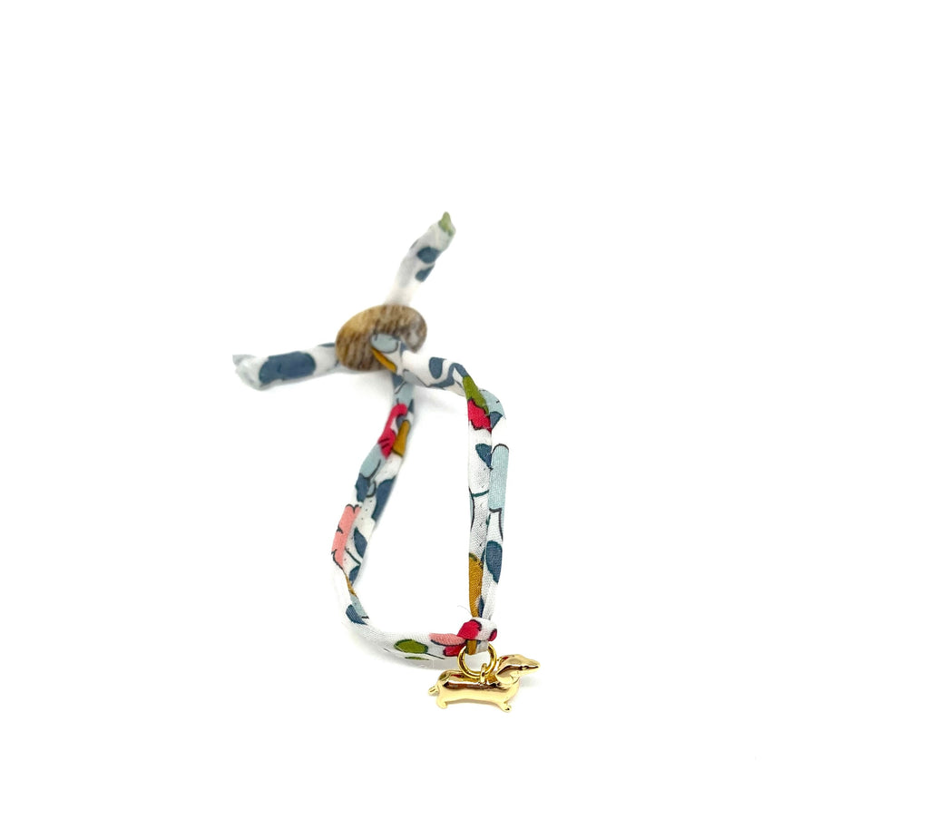 Pretty Liberty of London sausage dog bracelet