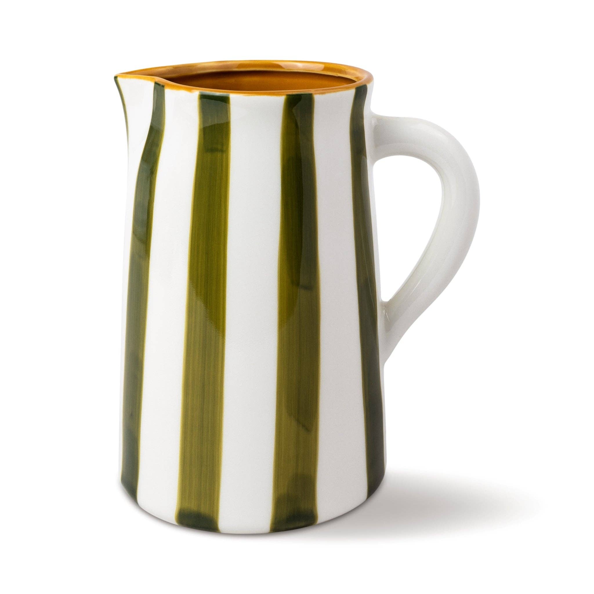 The Otis Ceramic Striped Jug