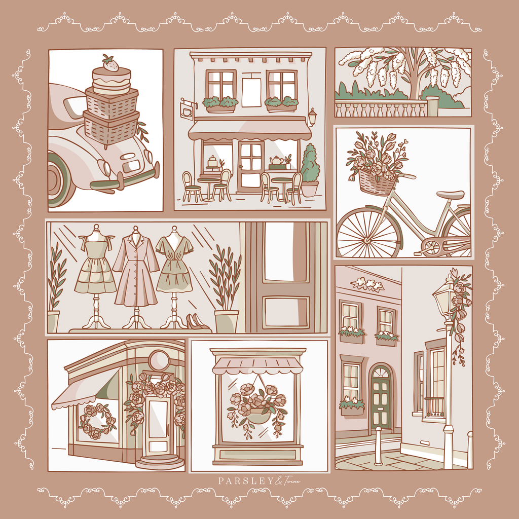 Medium Blush Chelsea Scarf