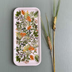 Scandinavian Birch Veneer Tray | Autumn Berries & Foliage 32cm