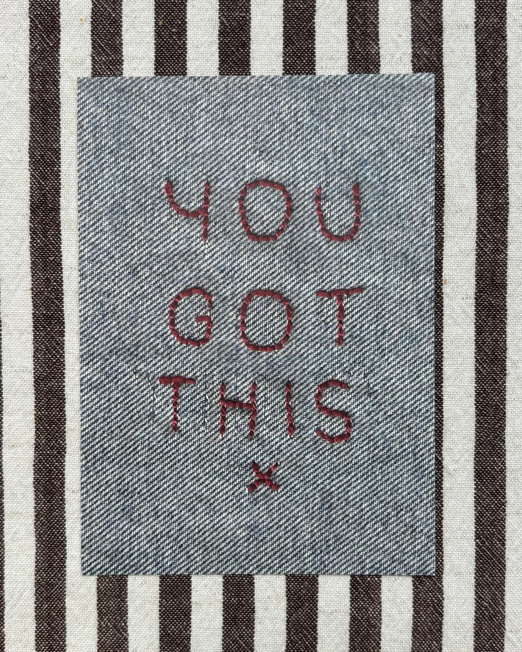 'You Got This' - A6 Embroidery Art Print