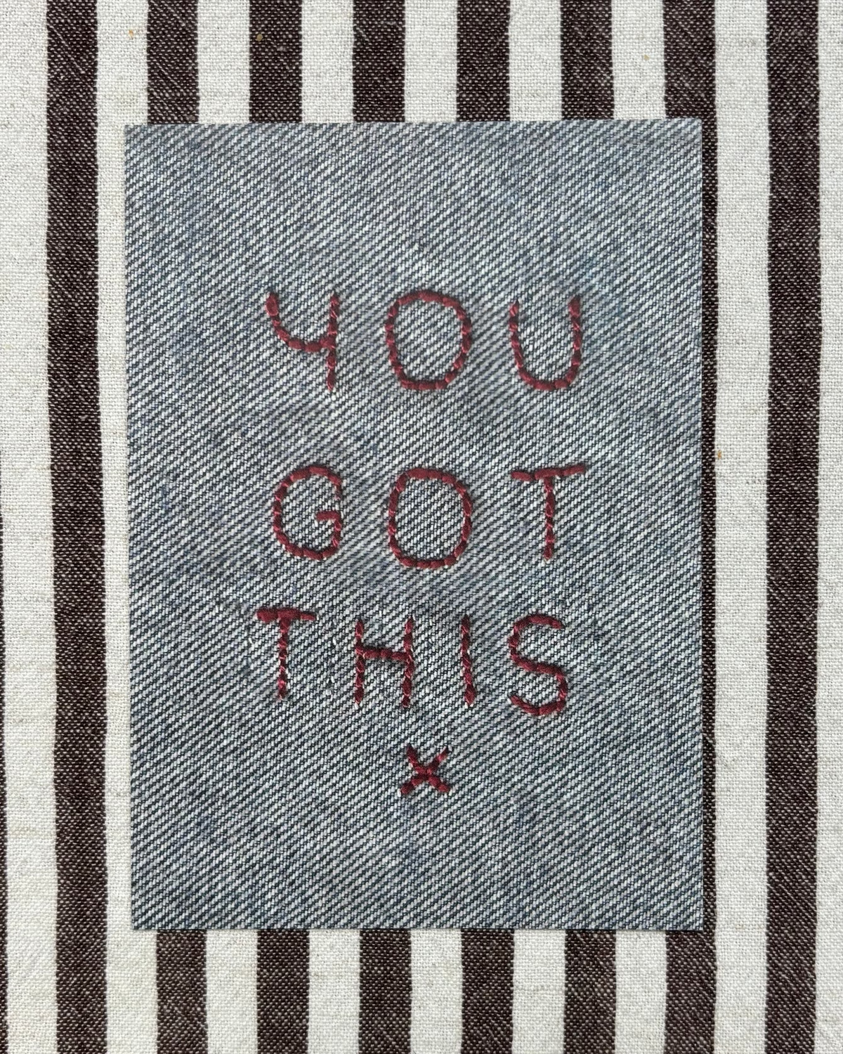 'You Got This' - A6 Embroidery Art Print