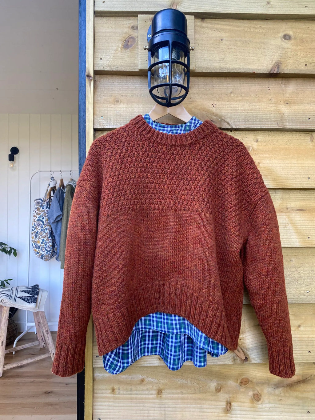 Betty in Shetland Cardigan