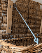 Victorian Industrial Basket On Wheels