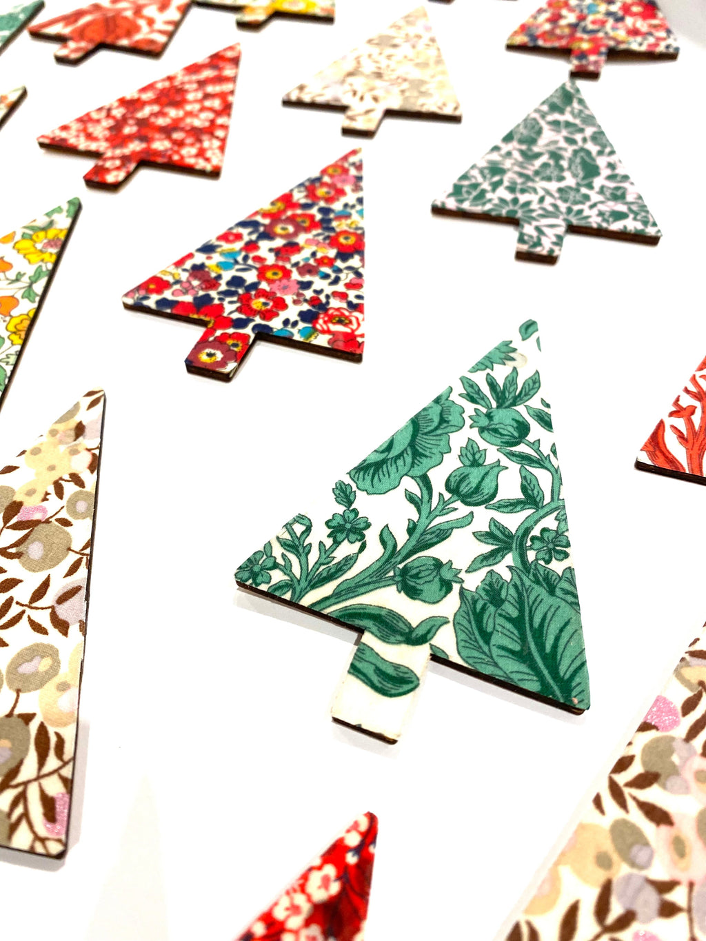 Liberty of London wooden Scandi Christmas tree card