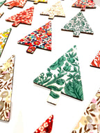 Liberty of London wooden Scandi Christmas tree card