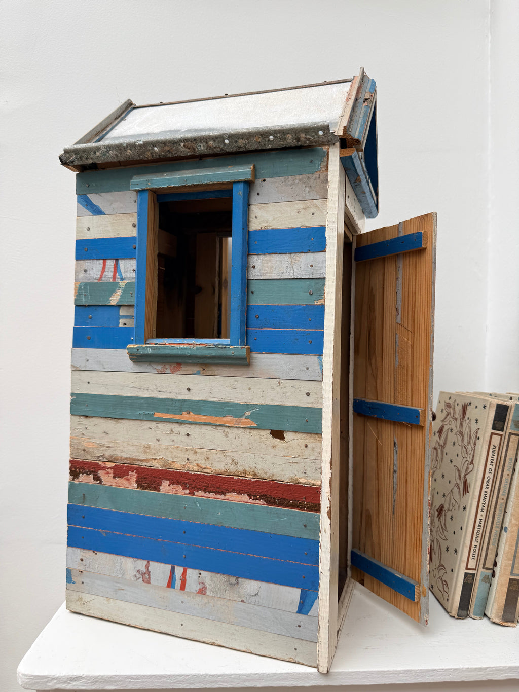 Large Wooden Handcrafted Model Beach Hut