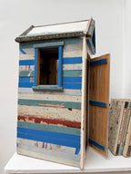 Large Wooden Handcrafted Model Beach Hut