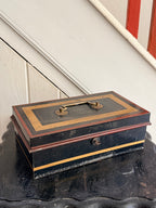 Antique Metal Cash Box C1910