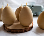 6 Egg Beeswax Candles In Box