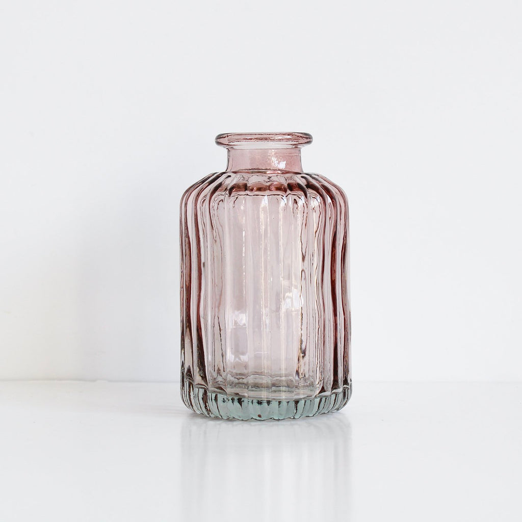Coloured Diffuser Bottles - Lavender Ribbed image