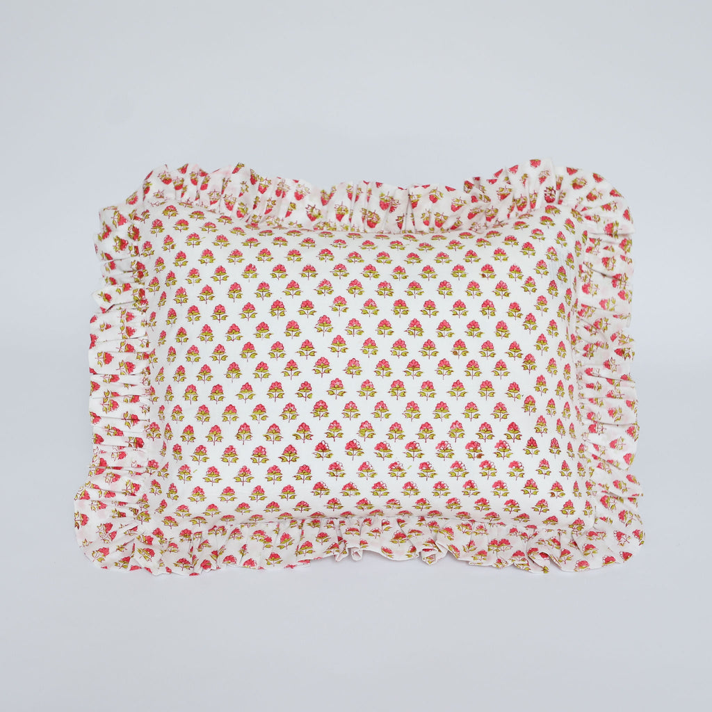 Pink Flower Cushion Cover - SALE