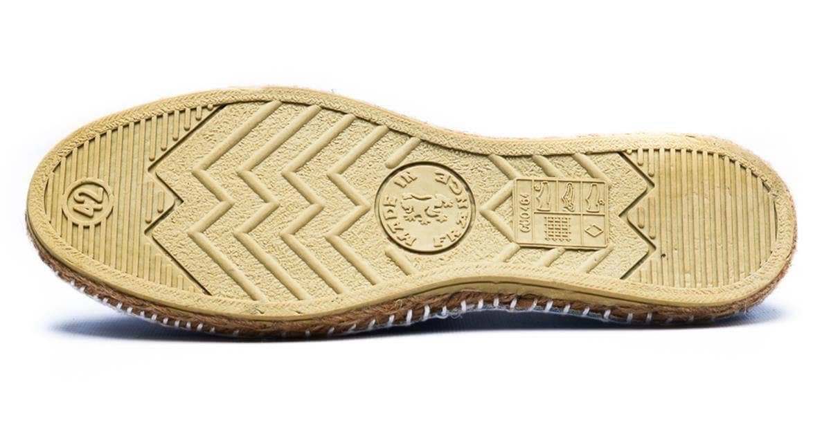 Espadrilles in Navy White Stripes