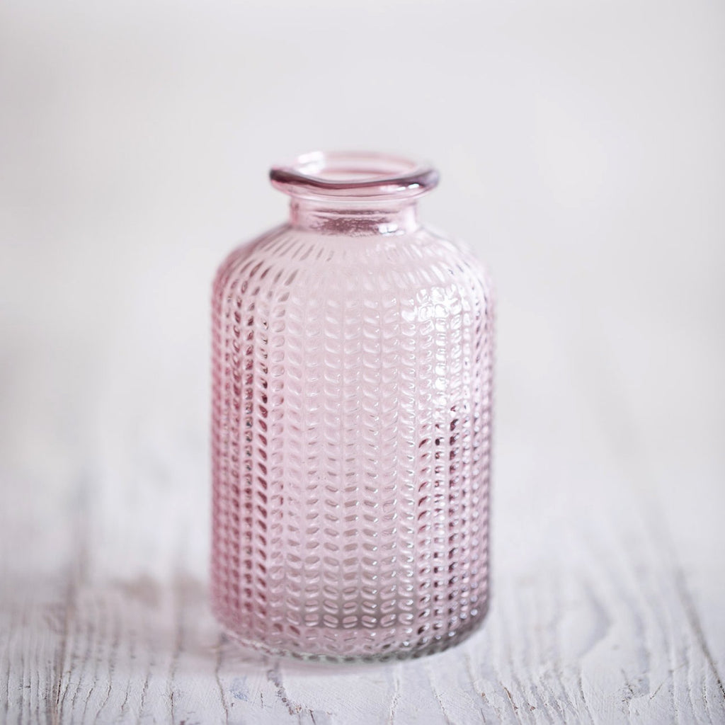 Coloured Diffuser Bottles - Lavender Pink Textured image
