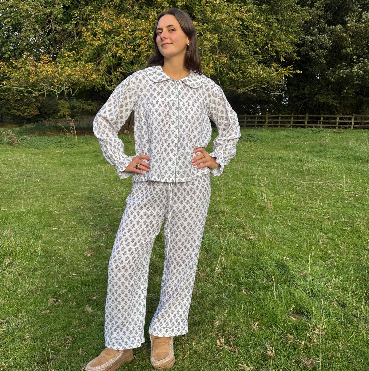 Tallis Long Muslin Pyjamas
