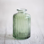 Coloured Diffuser Bottles - Sage Green Ribbed image