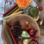 Wooden Pedestal Display Platter | 30cm