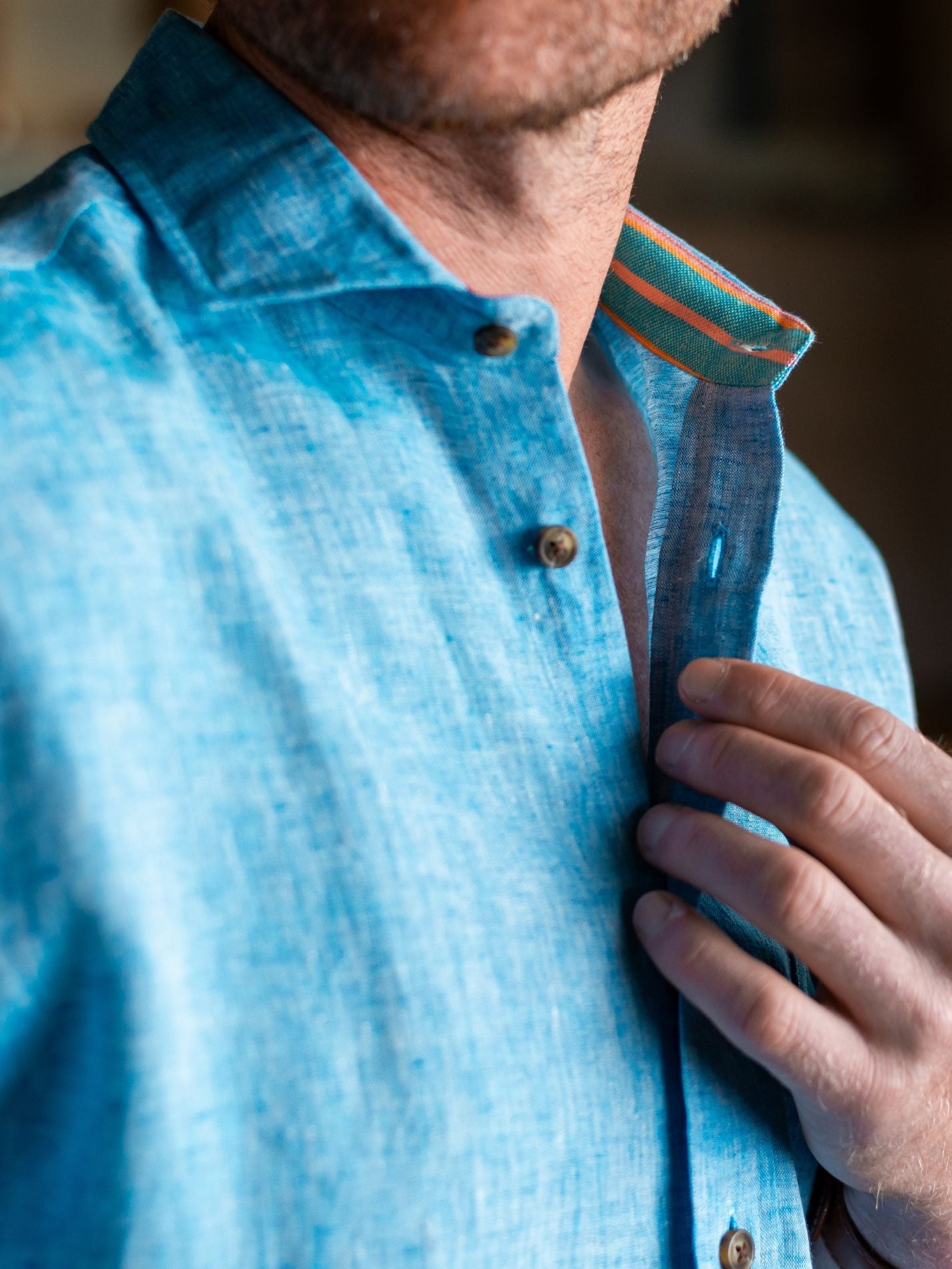 Nyota Short-Sleeved Linen Shirt