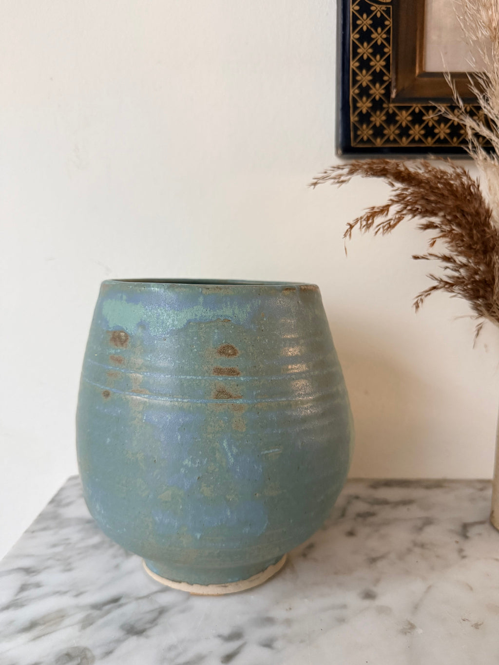 Blue Studio Pottery Vase
