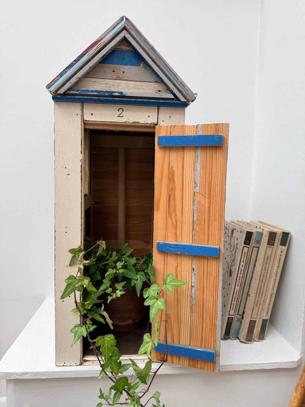 Large Wooden Handcrafted Model Beach Hut