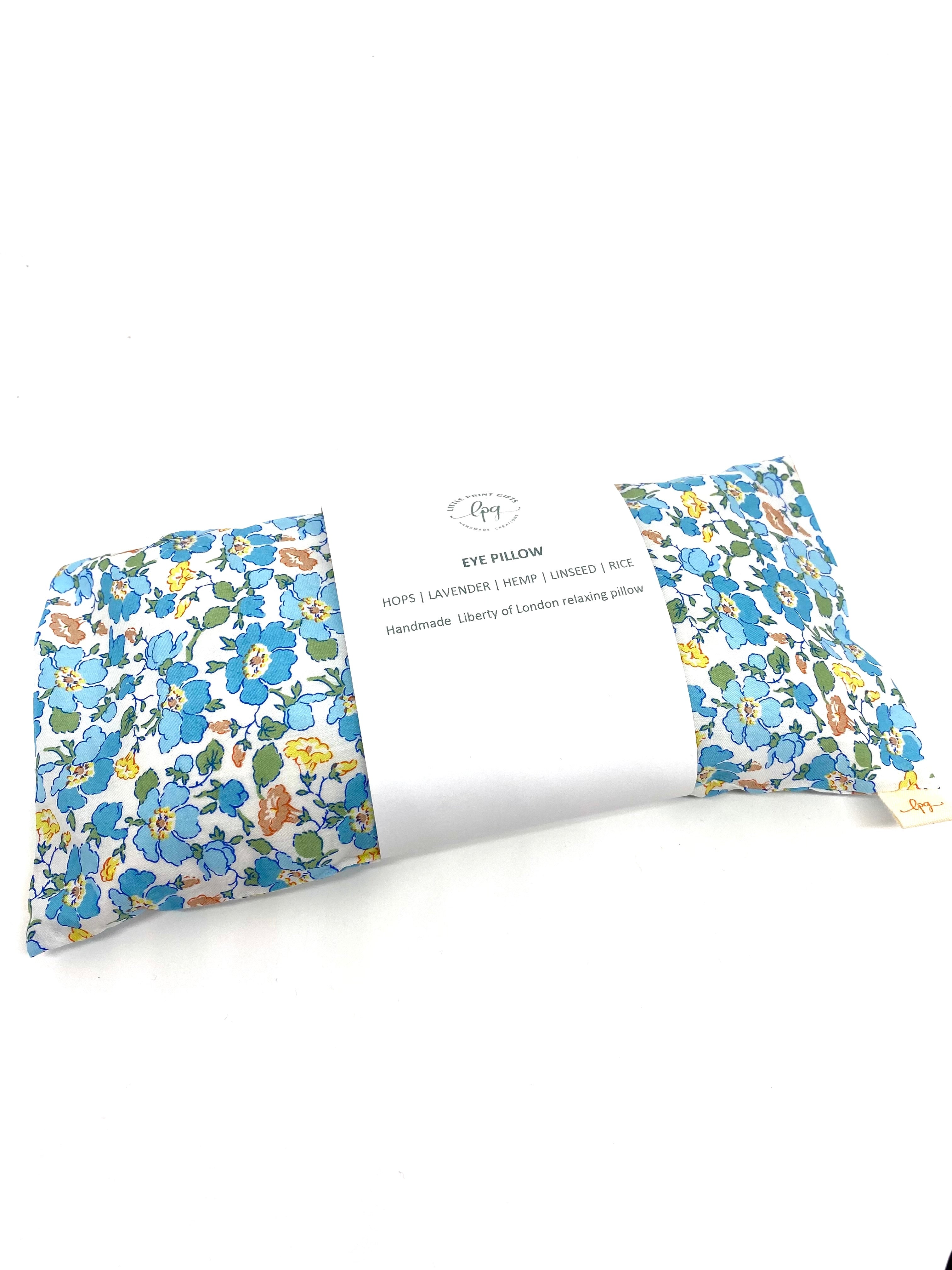Liberty of London lavender and hop eye pillow