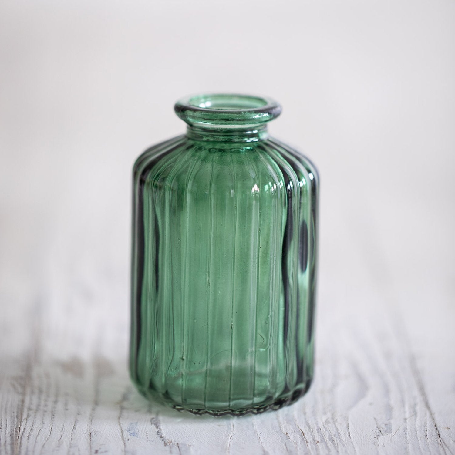 Coloured Diffuser Bottles - Forest Green Ribbed image
