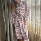 Milly Pink Muslin Dressing Gown