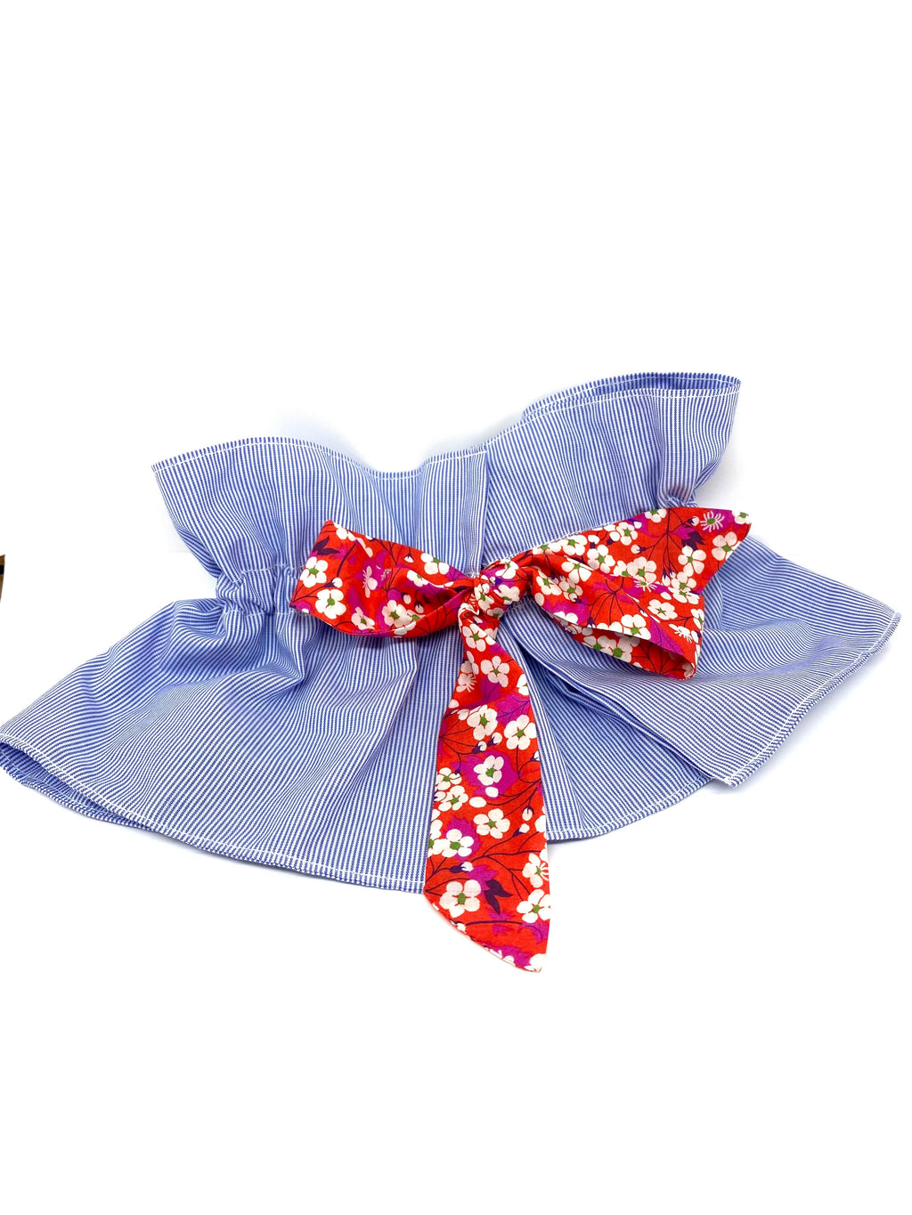 Liberty of London neck ruffle collar with bow