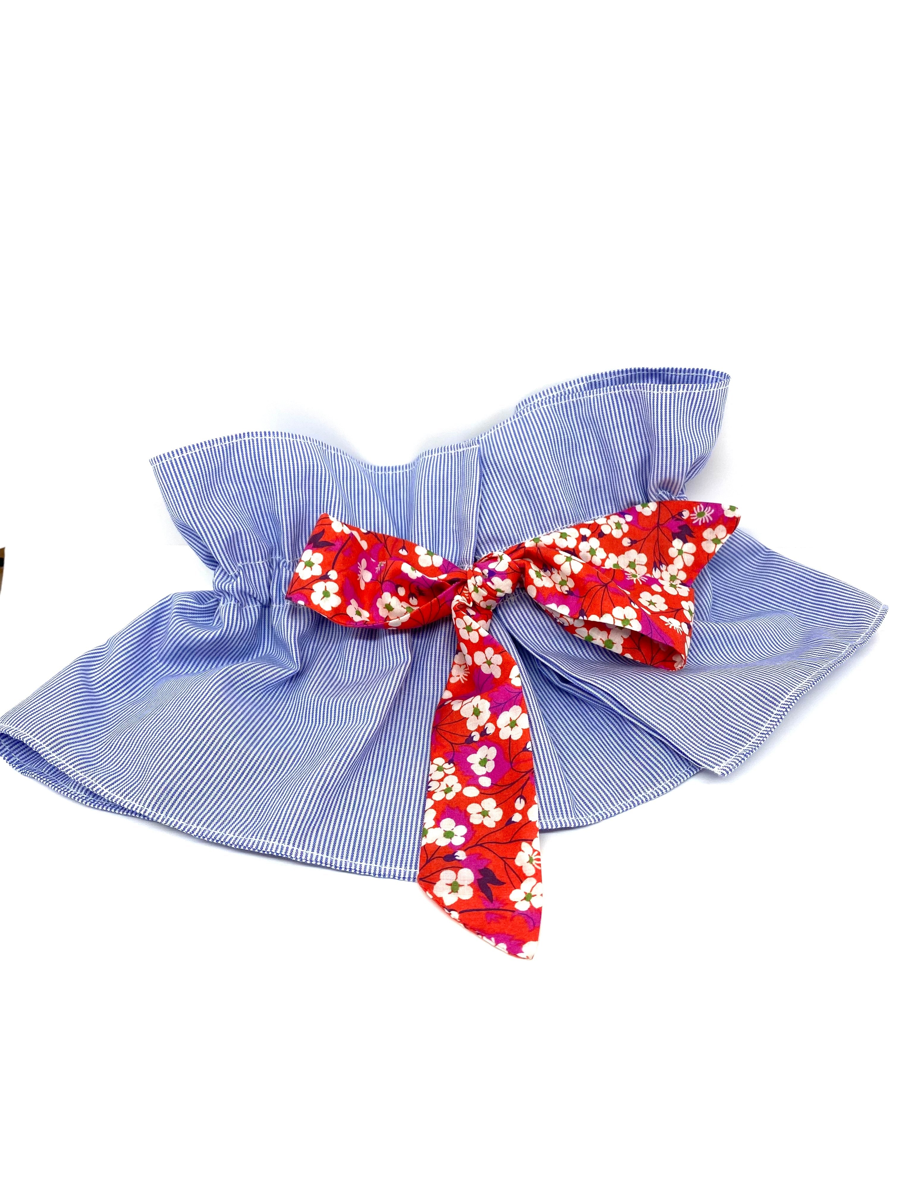 Liberty of London neck ruffle collar with bow