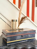 Antique Metal Cash Box C1910