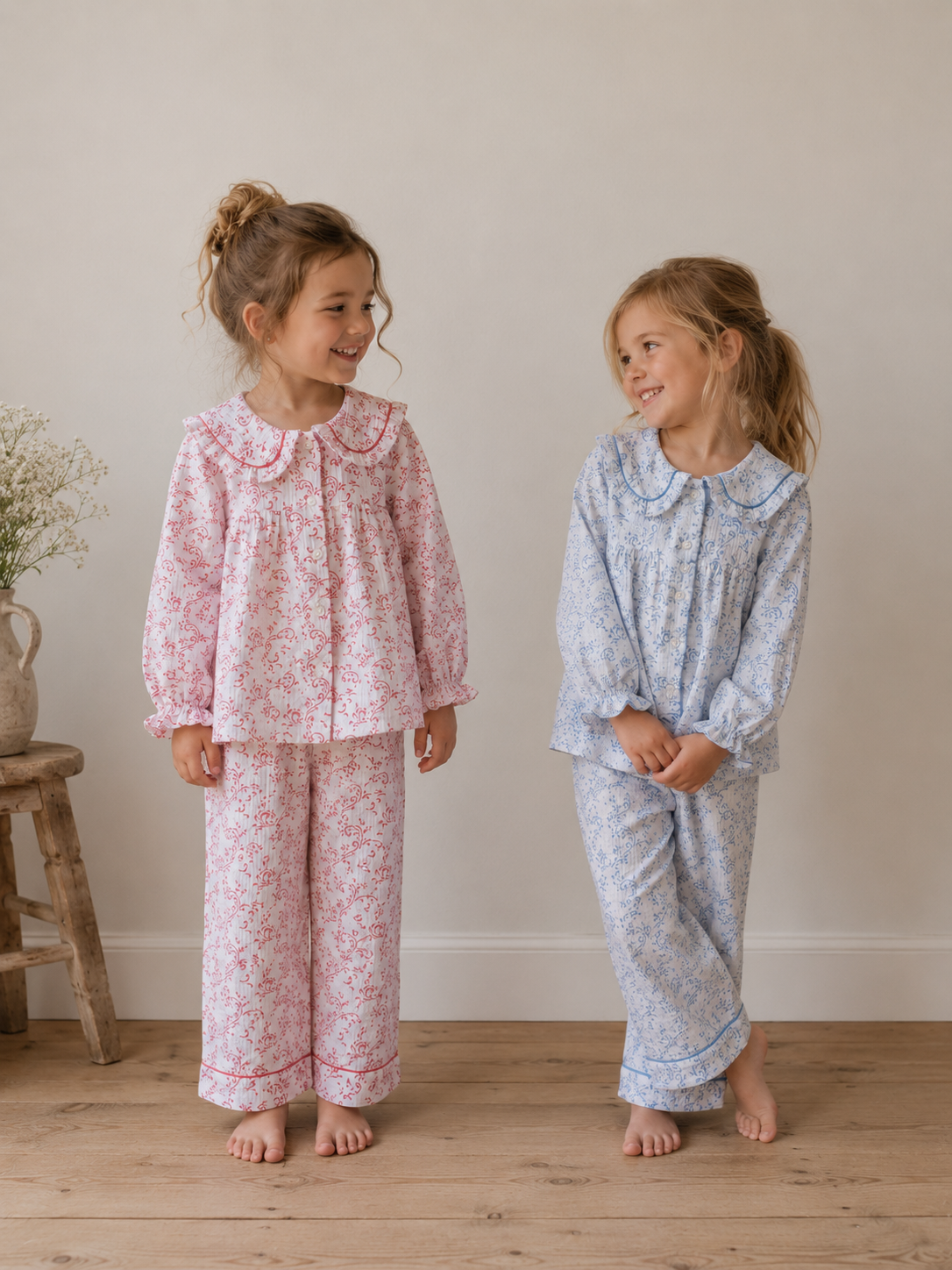 Paisley Organic Muslin Pyjamas