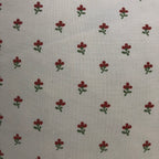 Handmade ruffle cushion in vintage Sanderson fabric.