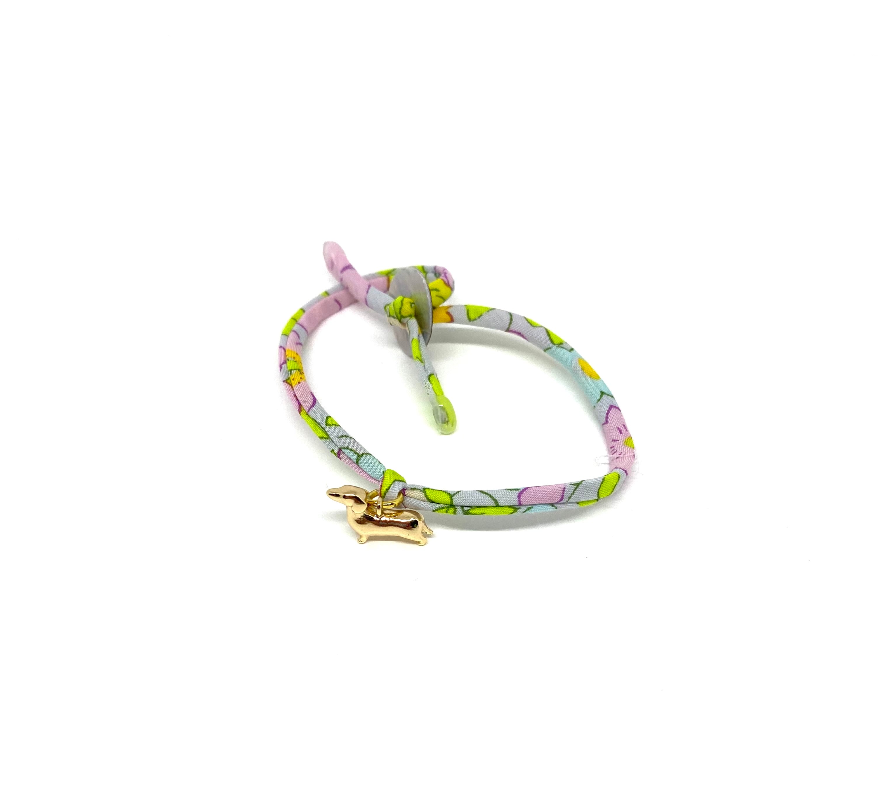 Pretty Liberty of London sausage dog bracelet