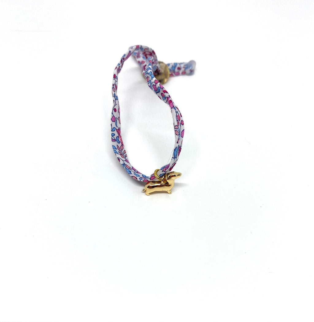 Pretty Liberty of London sausage dog bracelet