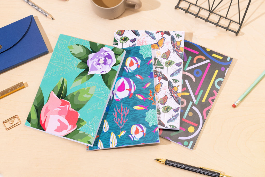 2 A5 Narrow Notebook - Mix & Match