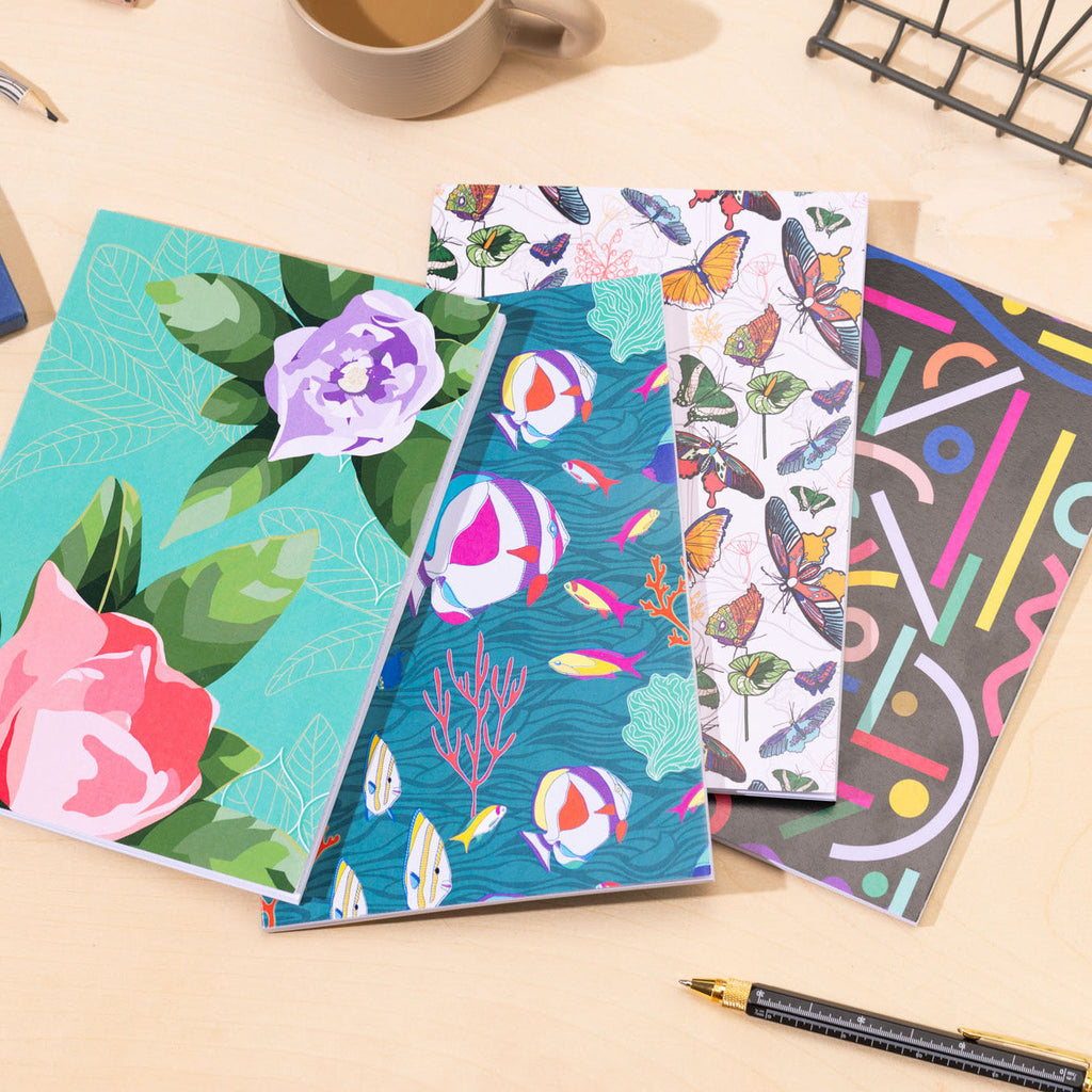 2 A5 Narrow Notebook - Mix & Match