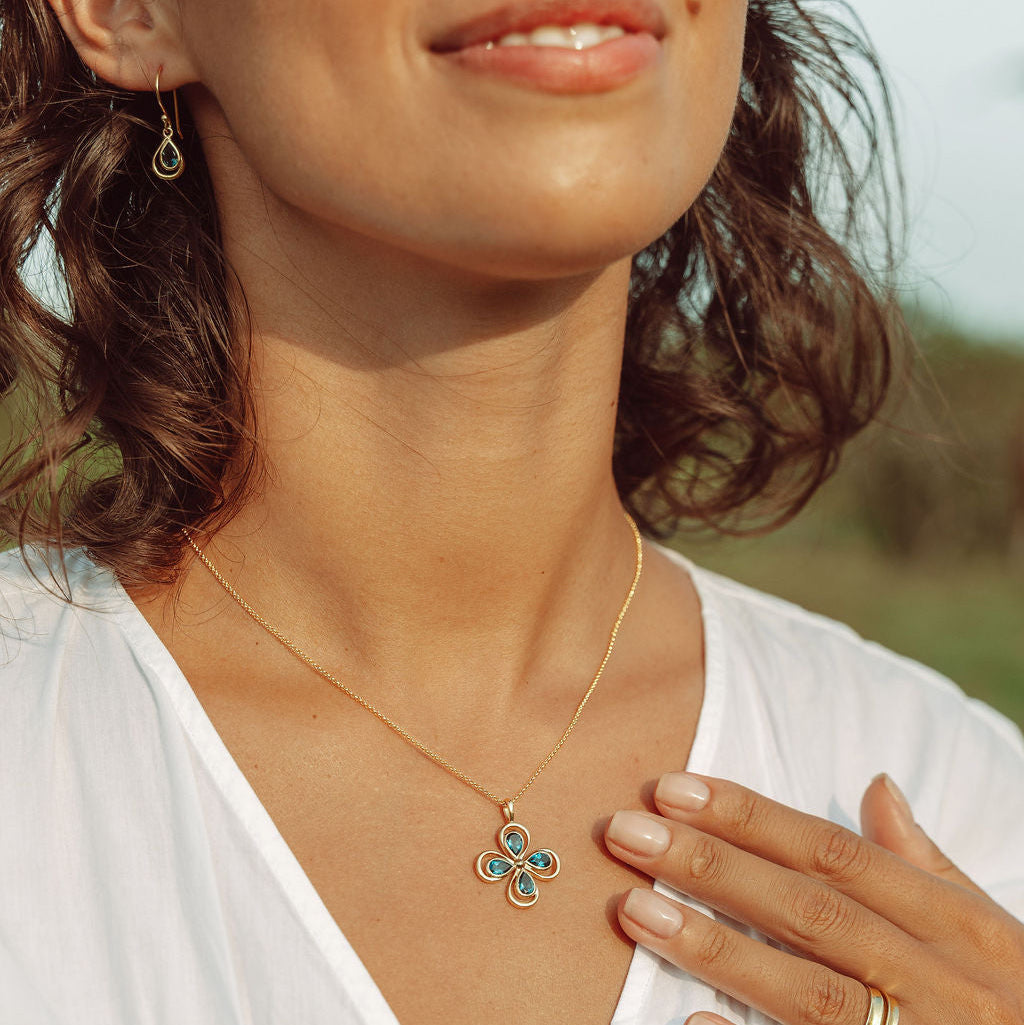 Lucky Drops with London Blue Topaz
