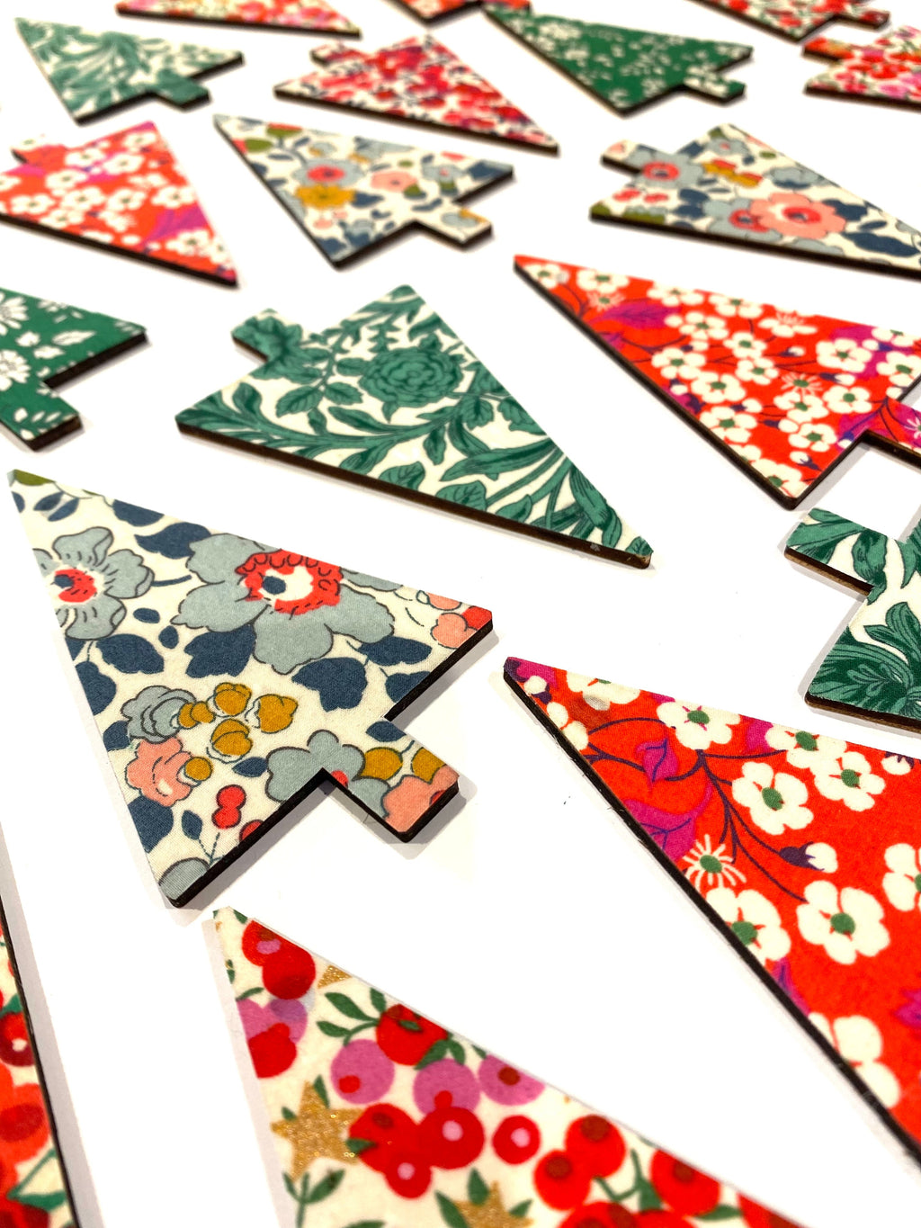 Liberty of London wooden Scandi Christmas tree card