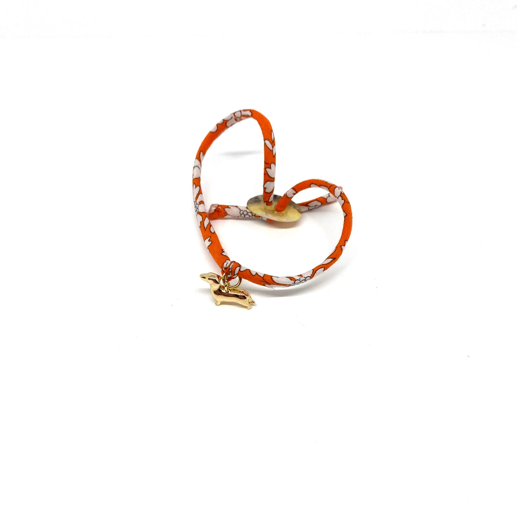 Pretty Liberty of London sausage dog bracelet
