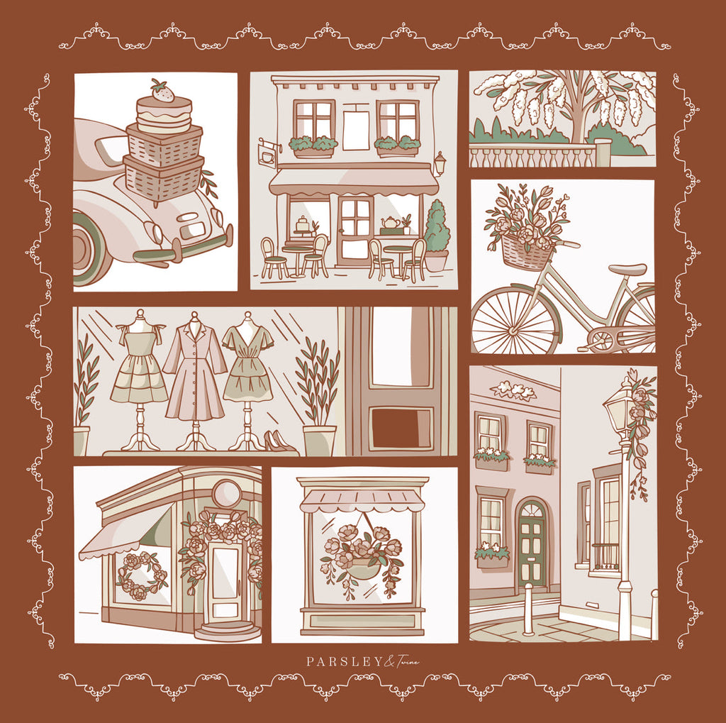 Medium Gingerbread Chelsea Scarf