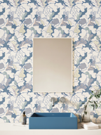 Adagio - Wallpaper - Blue and Grey