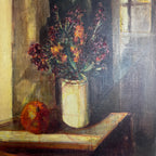 Albert Muis Oil Painting in Large Decorative Wooden Frame